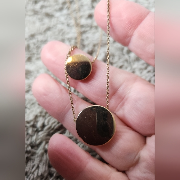 Women's Gold-Tone Coin Necklace - A New Day - Picture 4 of 9